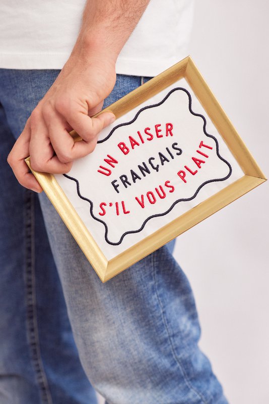 Made in France embroidered