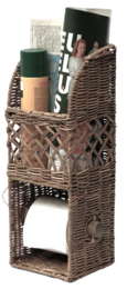 TOILET  Small Full Cross paper roll holder