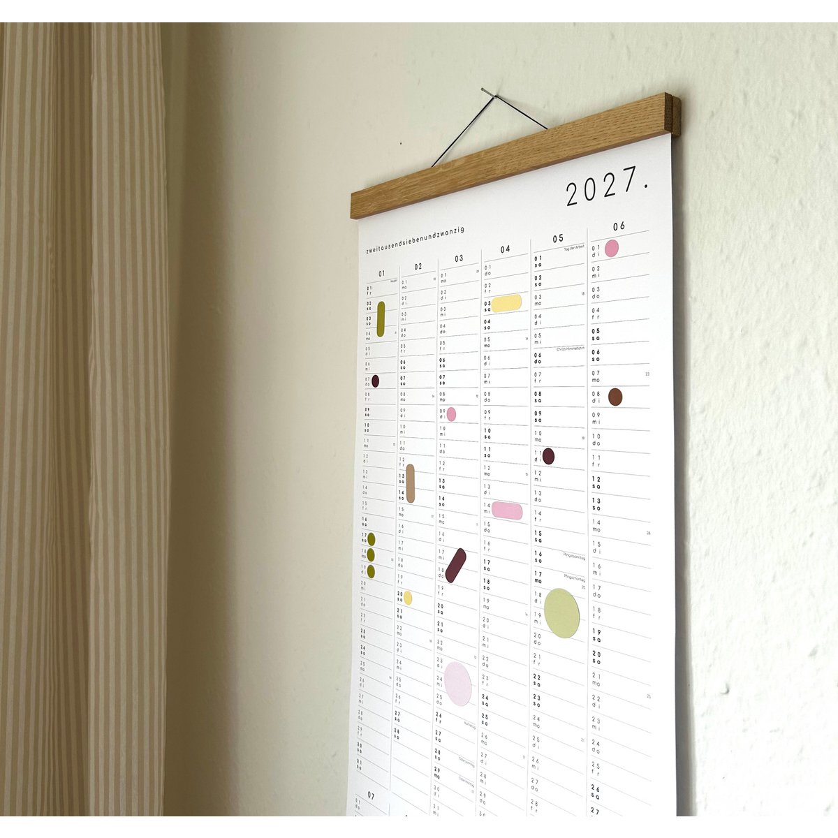 Annual planner DIN Lang, 2027