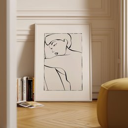 Poster: Thoughtful Woman