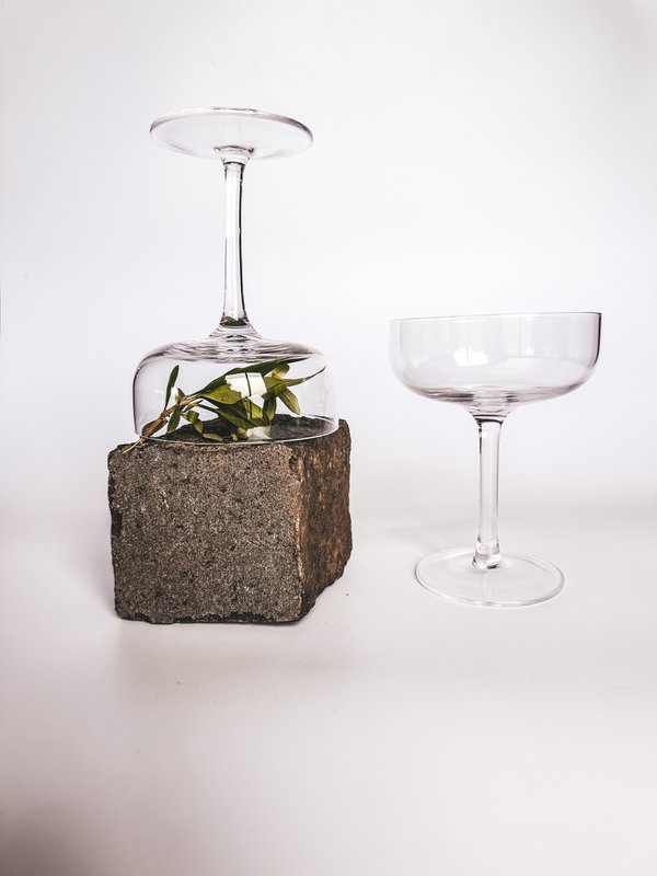 Coupe Cup "Lumi" Gray, 6 pcs.