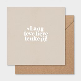 Double card | Long live dear nice you