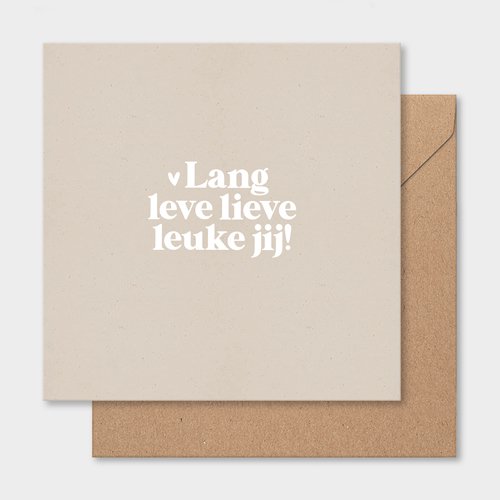 Double card | Long live dear nice you