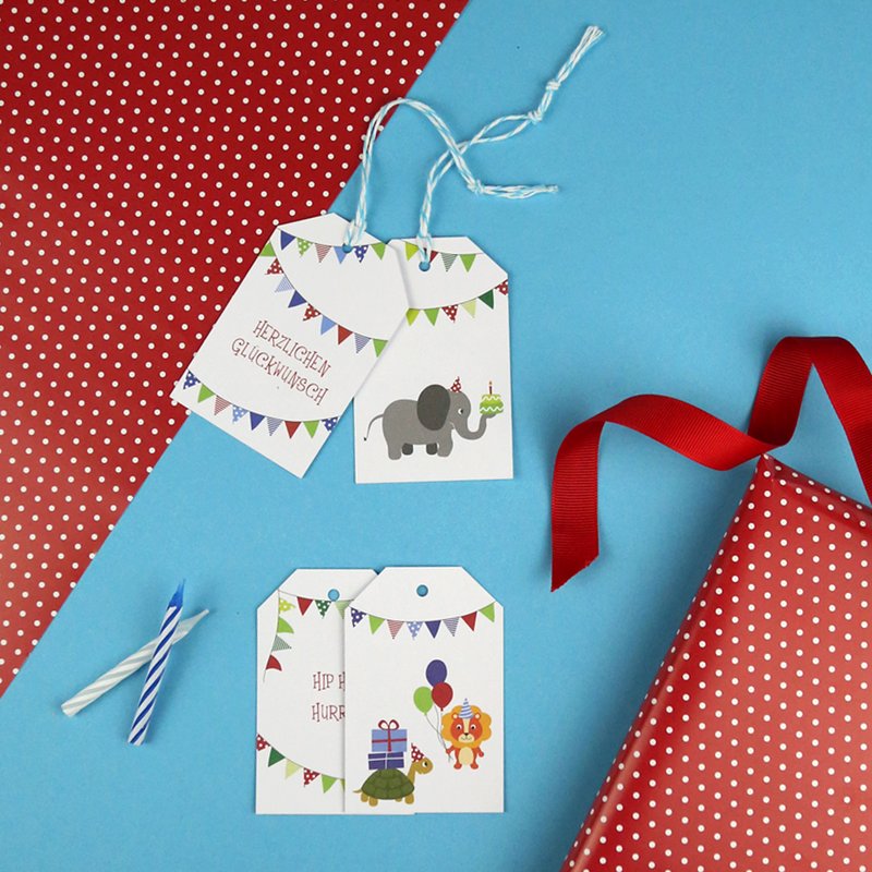 Geschenkpapier Punkte Max