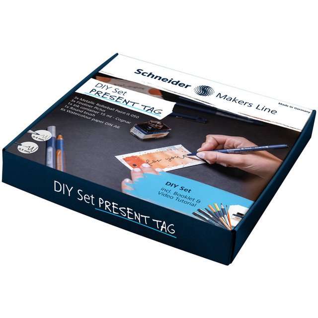 Set de bricolaje con etiqueta de regalo a medida