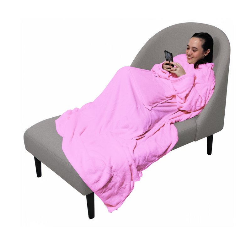 Mad Monkey - Coperta riscaldata Rosa