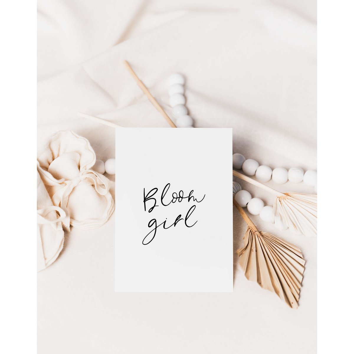 Bloom girl poster, spring poster, girls room poster, Easter poster