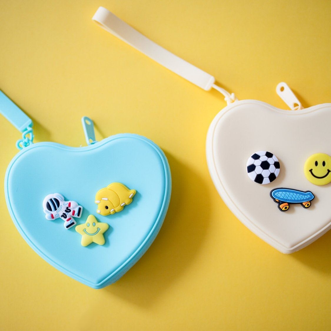 SARTER PACK - Pochettes et trousses en silicone à customiser - Bar à charms /DIY 