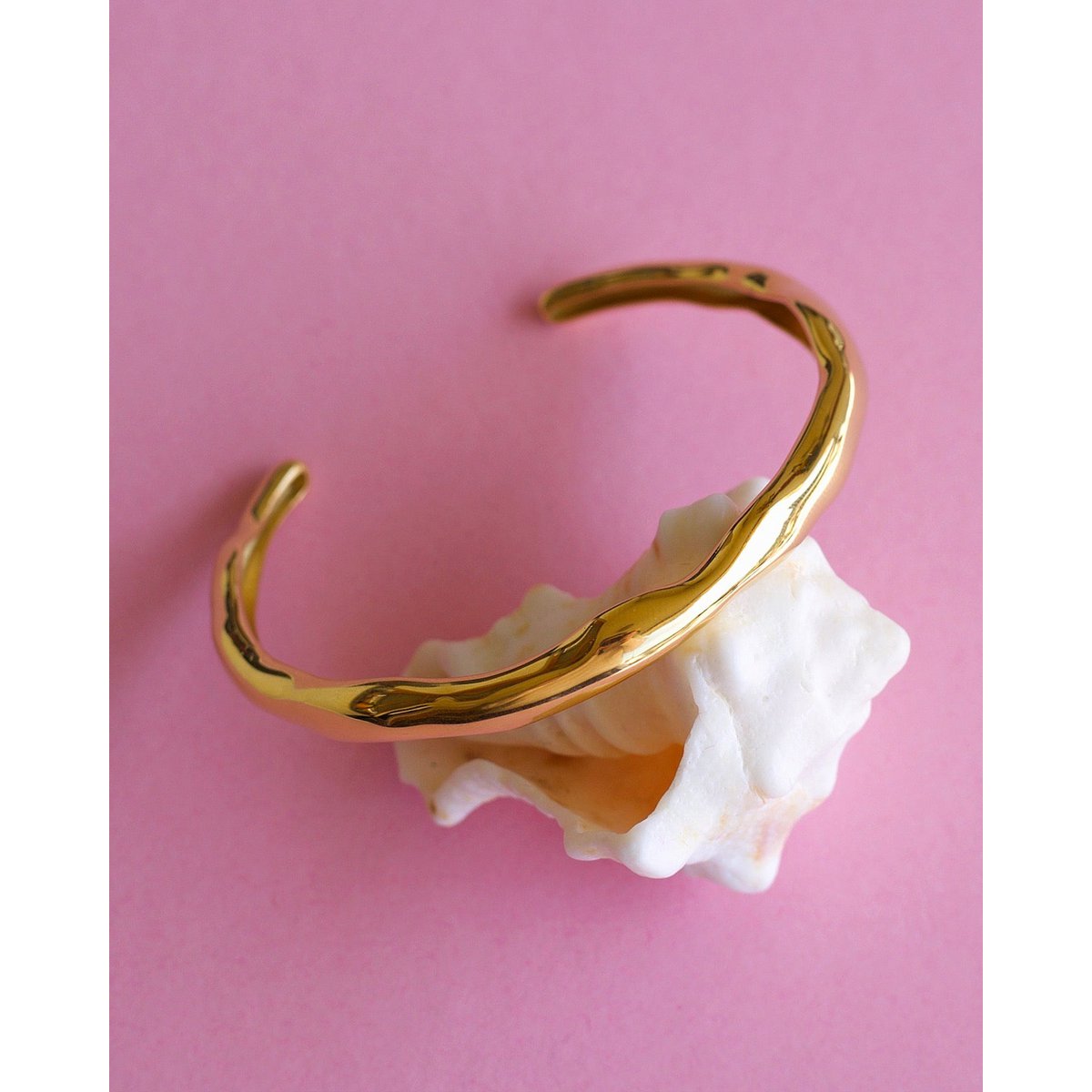 Wolk - Gouden manchetarmband