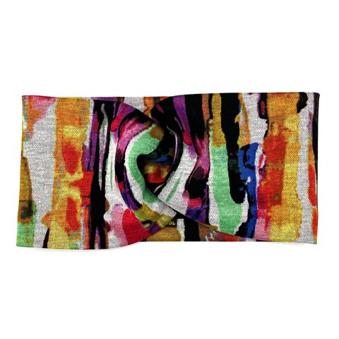 Twist-hoofdband - Colorblock, Ponte Jersey