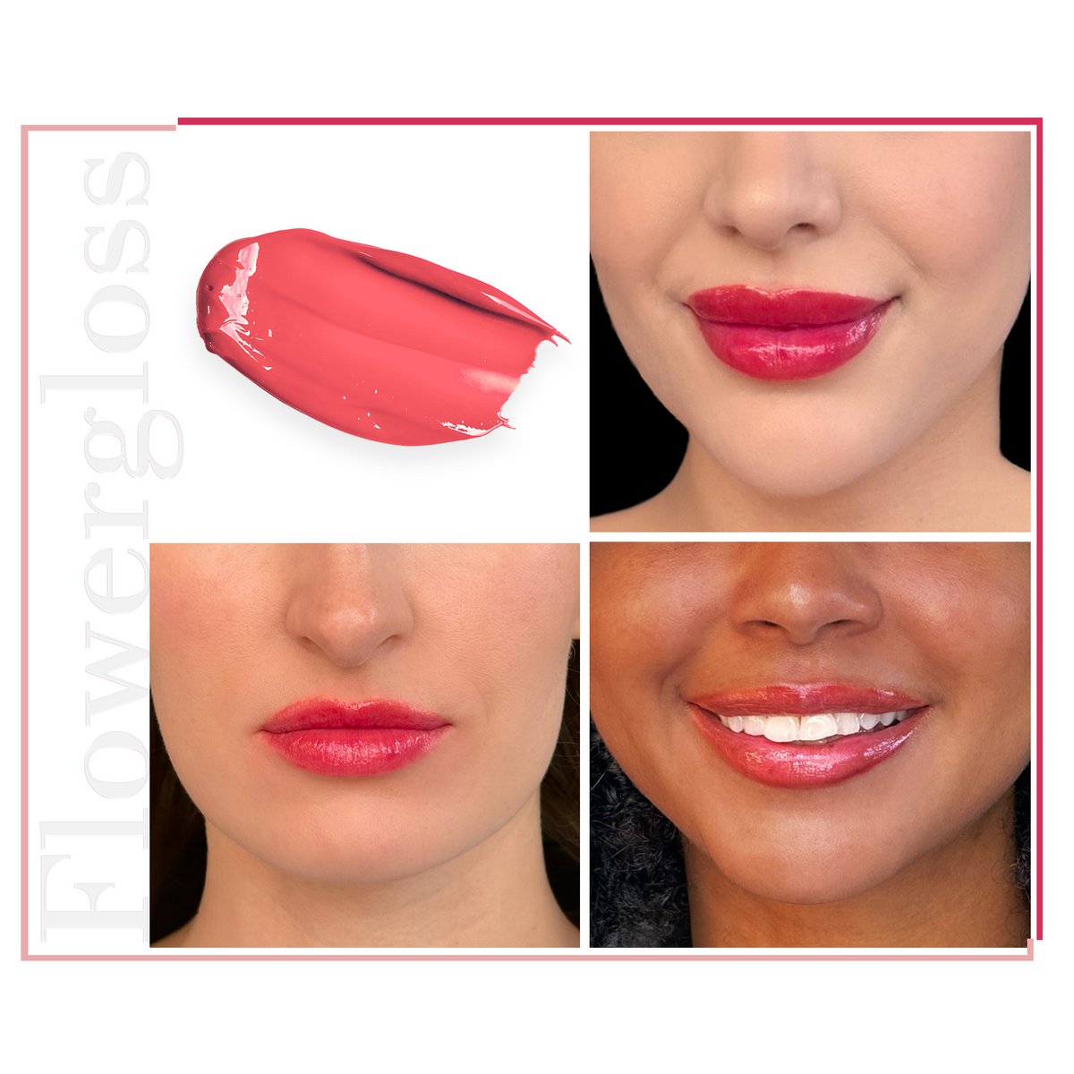 Flowergloss FG01 Magnolie | aus Obst und Gemüse ohne Titandioxid “NEW”
