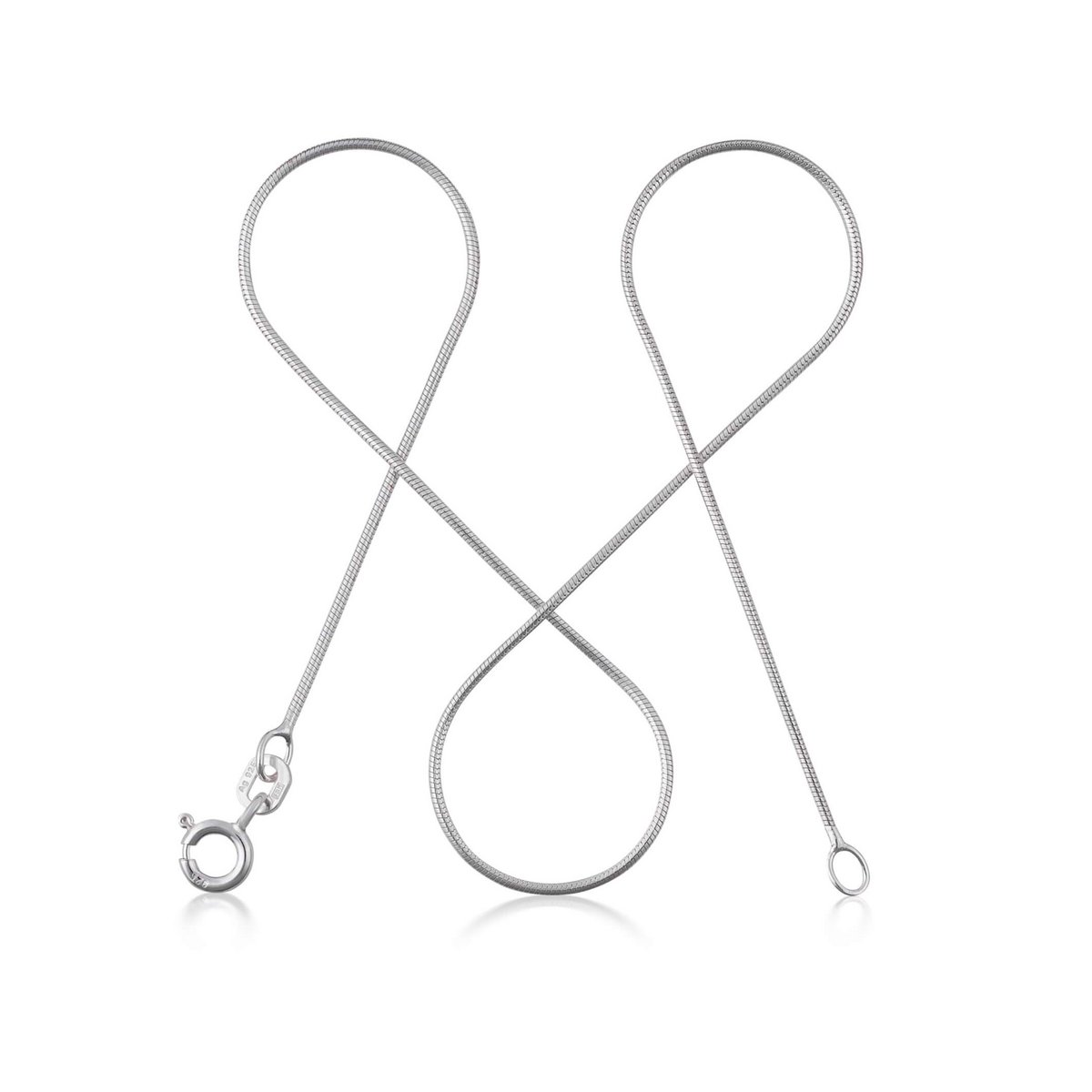 Catena a serpente ETERNITY delicato argento