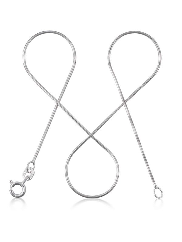 Catena a serpente ETERNITY delicato argento