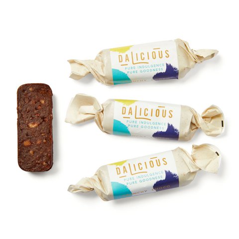 Dalicious 100x hand wrapped treats-crunchy chocolate