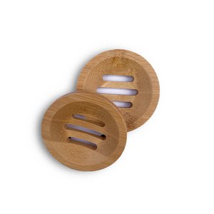 Ronde bamboe zeepschaal - Bamboo Soap Dish