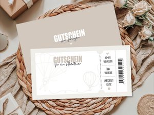 Gutschein-Karte "Abenteuer"