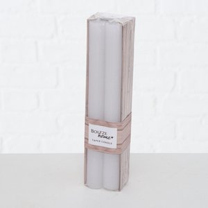 Dinner candle Melia 4-piece white H 20