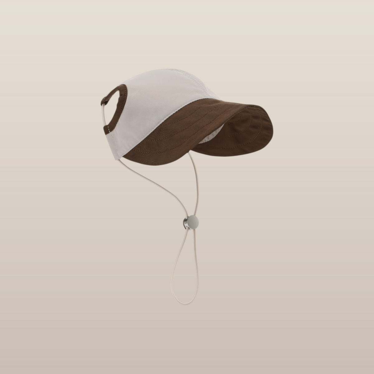 Chalky Hat – Protection UV et pluie pour animaux de compagnie – Taupe français