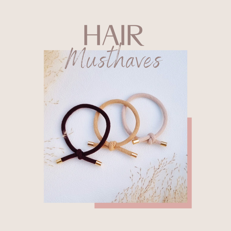 Pulsera Nudo Dorado Beige