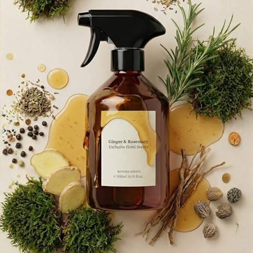 Ginger & Rosemary room spray 500ml – ginger, rosemary