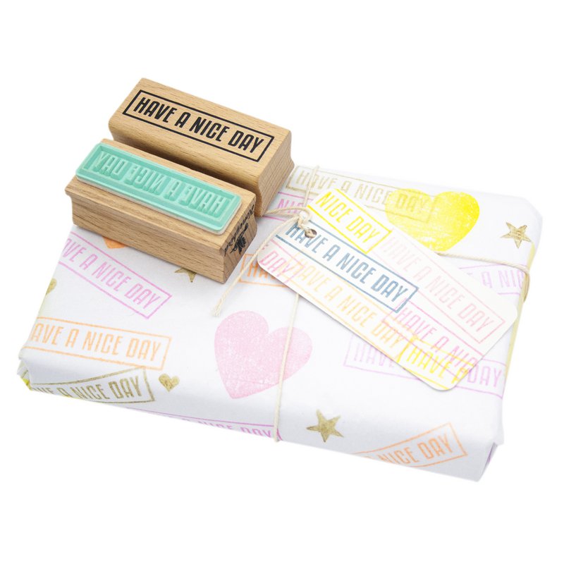 Have a Nice Day, Rubber Stamp – Perfect for Stationery & Gift Shops