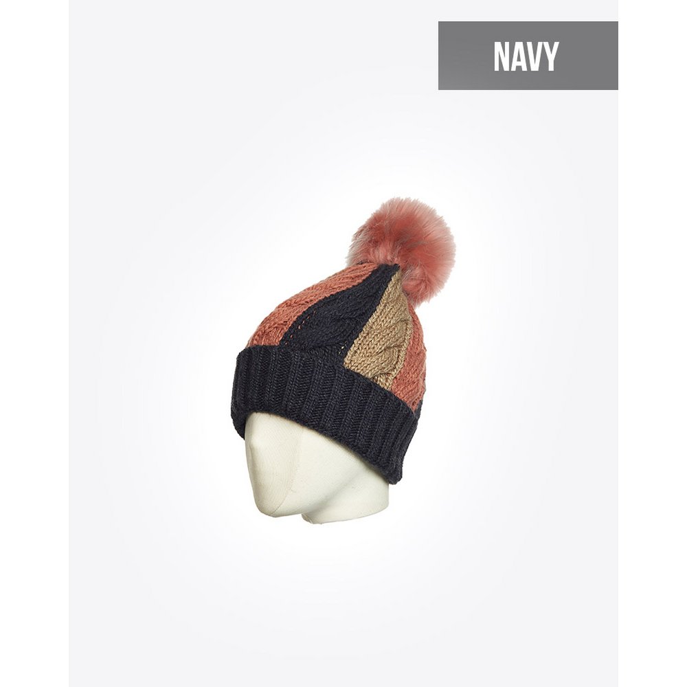 Bonnet Femme avec Pompon : HERCAN