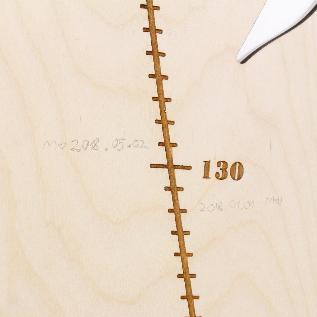 Nursery Wall Growth Meter, Feather-Themed Height Chart for Kids