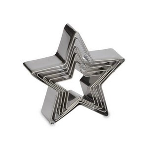 Patisse cookie cutter 5 pieces Star