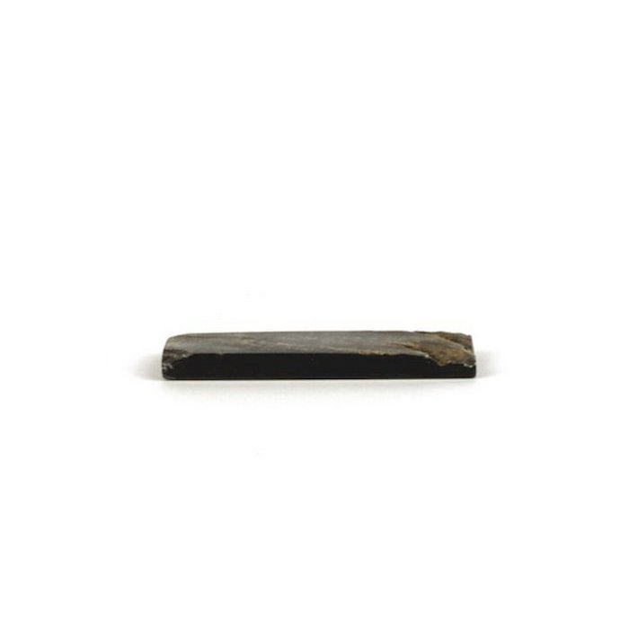 Lot de 6 porte-couteaux en corne noire brute