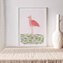 Stampa d'arte "Bird on Meadow" | dimensioni diverse