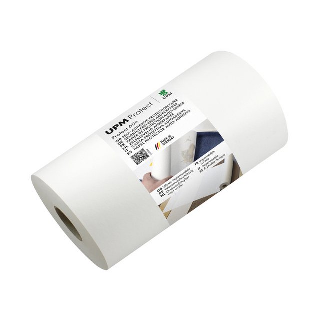Afdekpapier UPM zelfklevend P60+ Protect 15cmx50meter