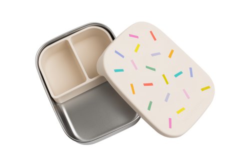 Lunchbox Confetti van roestvrij staal