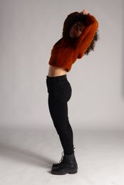 Vaqueros de mujer azules SKINNY tiro medio