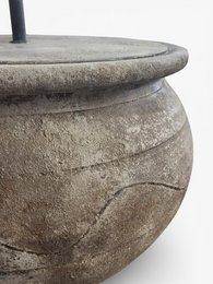 Terra Bruta - Håndlavet Terracotta Bordlampe - Håndlavet i portugal