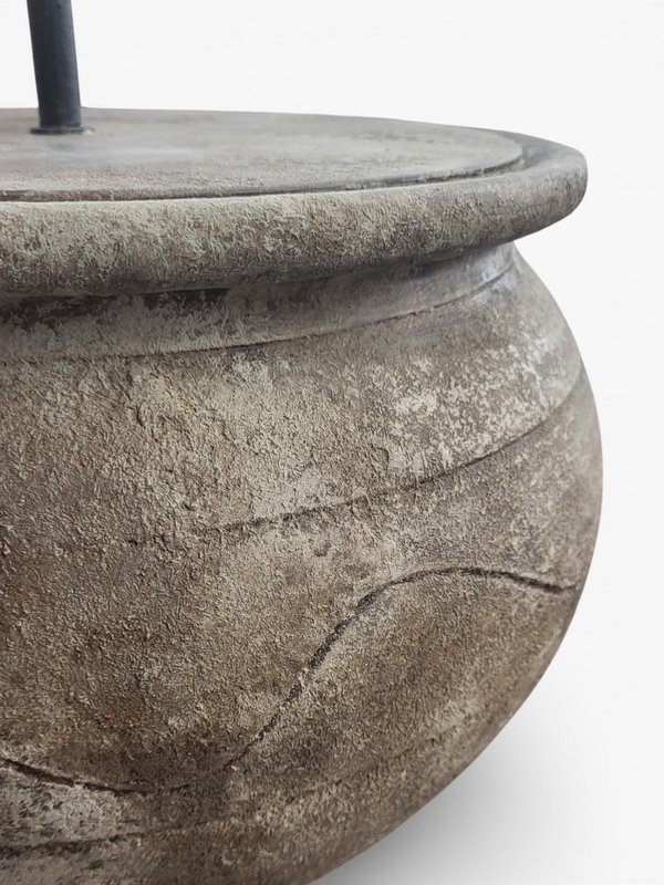 Terra Bruta - Håndlavet Terracotta Bordlampe - Håndlavet i portugal