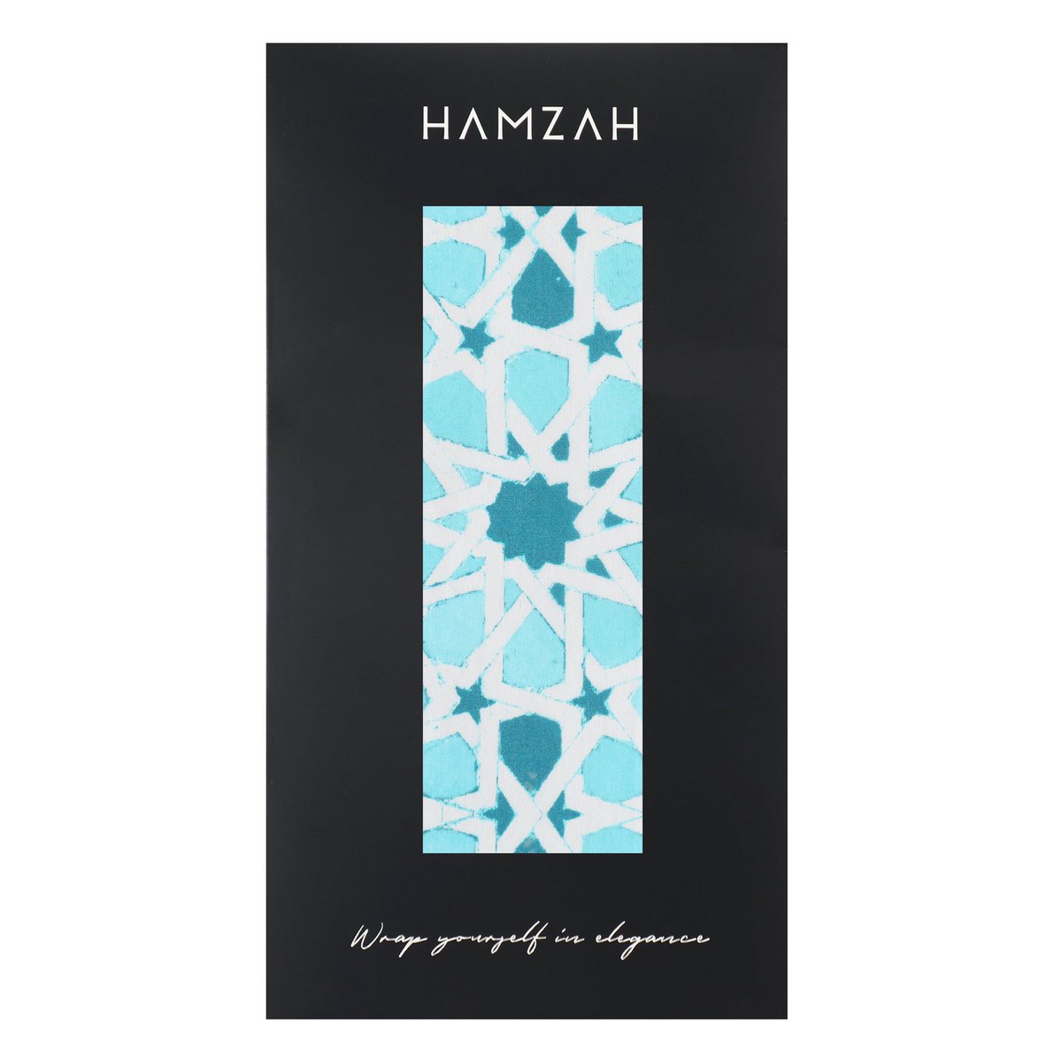 Light Blue Silk Scarf Partal