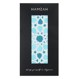 Light Blue Silk Scarf Partal