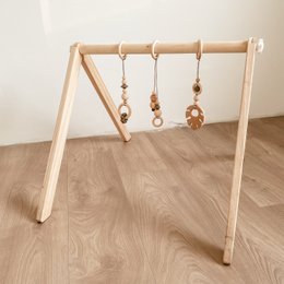 Babygym toys / Monsterra - taupe