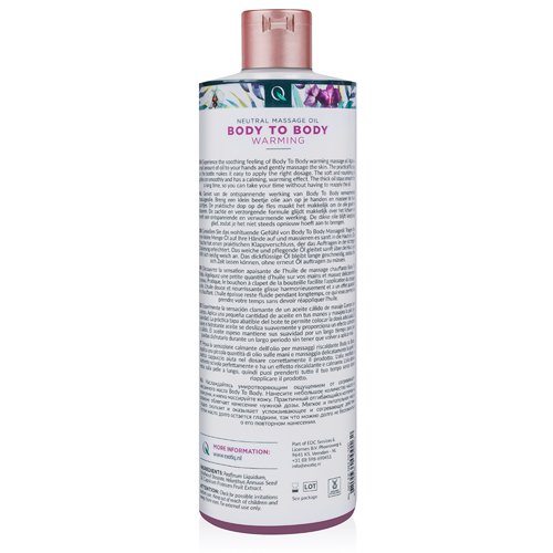 Exotiq - Rozgrzewający Olejek do Masażu Body To Body - 500 ml