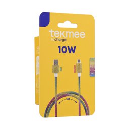 Câble USB à Type-C 1M en Strass Arc-en-Ciel - 10W