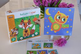 Relief portraits "Animals of the forest"