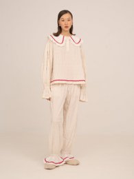 Offduty Cream Pyjama Blouse