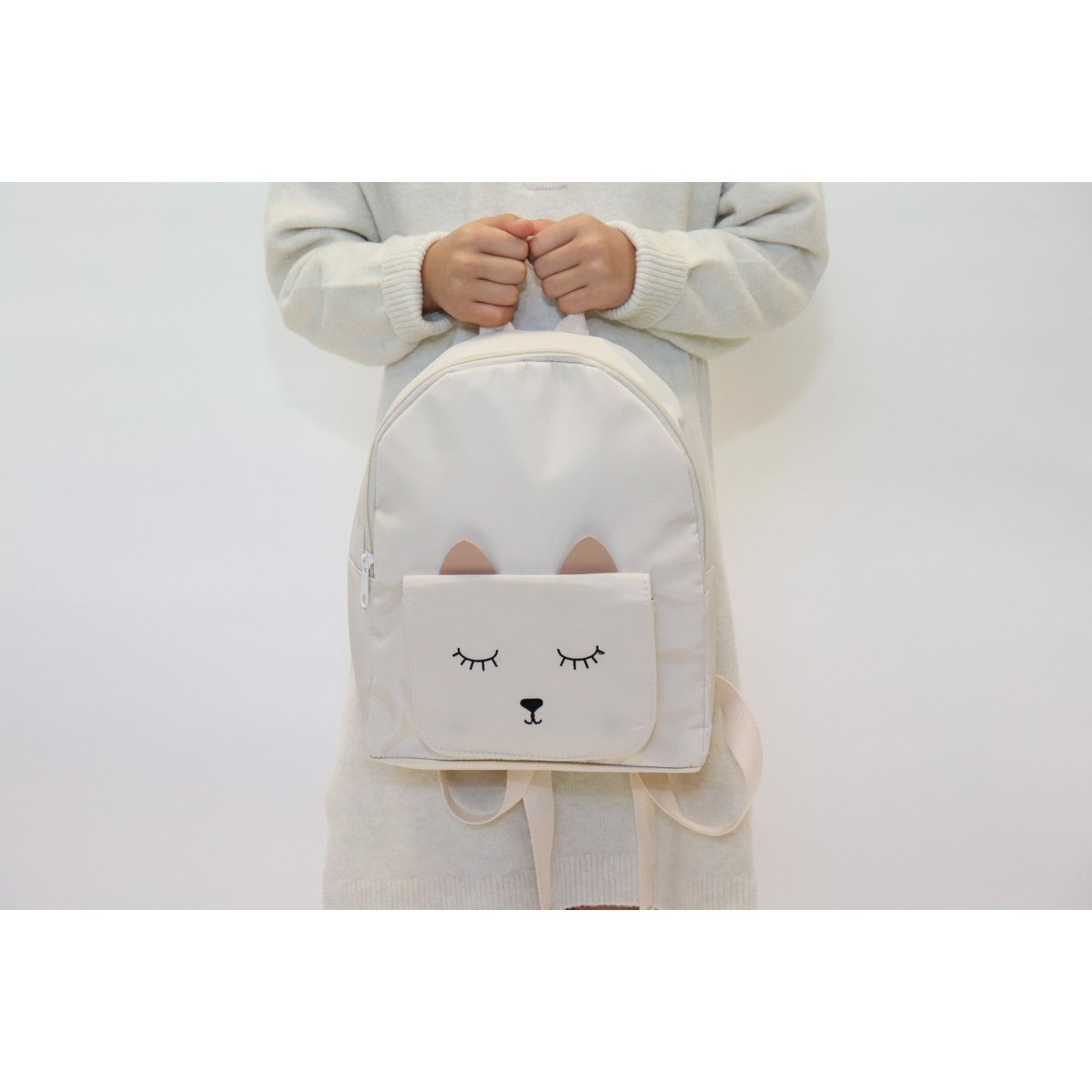 Zaino per bambini Little Kitten MINA — Beige | Yuko B.