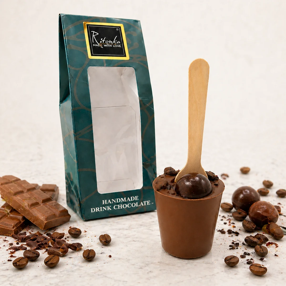 Milch Trinkschoko Stick - Kaffee & Praline | 60g