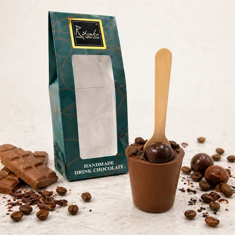 Melk Drinkchocolade Stick - Koffie & Praliné | 60g