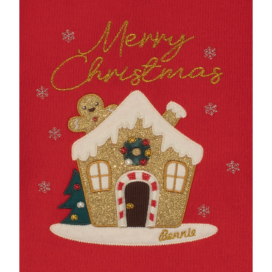 Christmas Gingerbread House Sweater