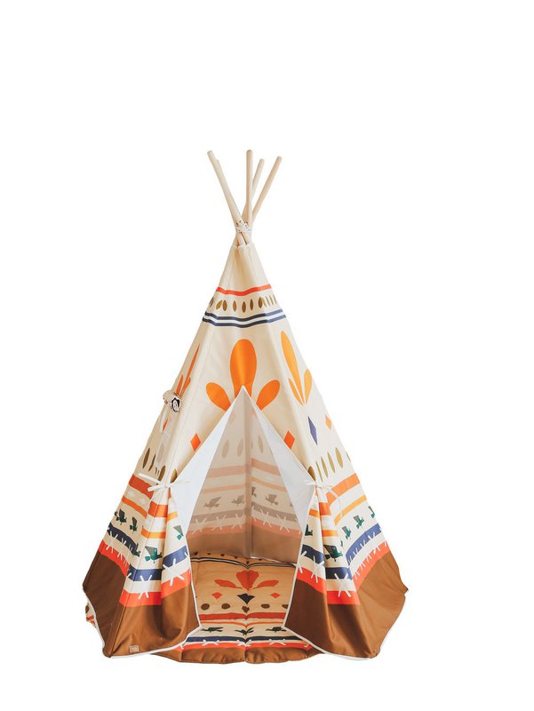 Tipi- und Matten-Set „Native Vibe“.