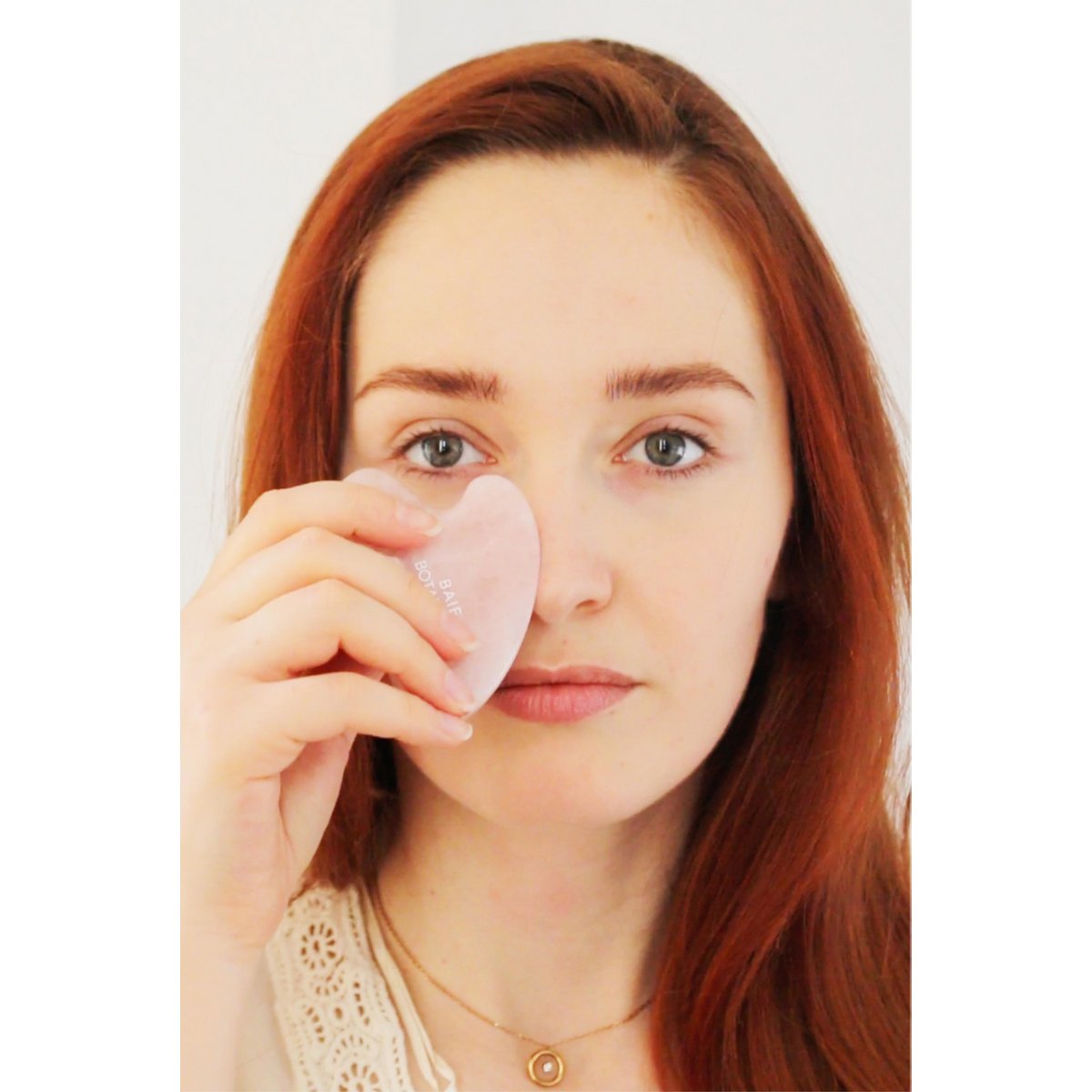 Gua Sha z kwarcu różowego