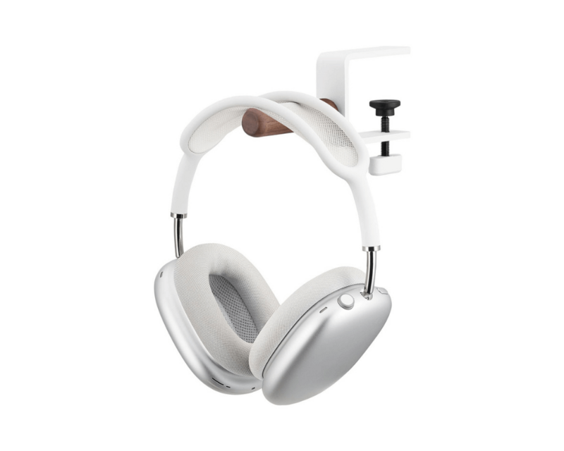 Desk-Mounted Headphone Hook