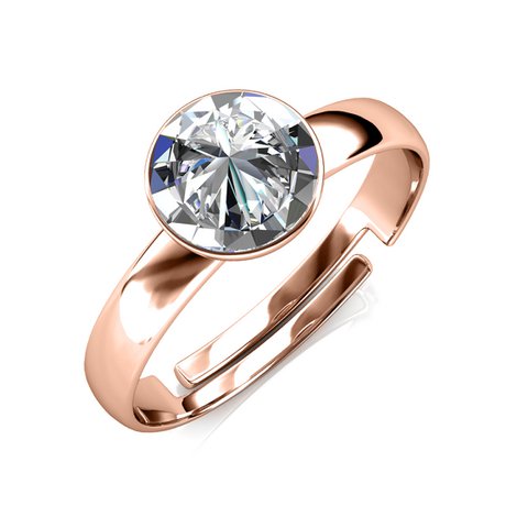 Acacia Ring - Rose Gold and Crystal